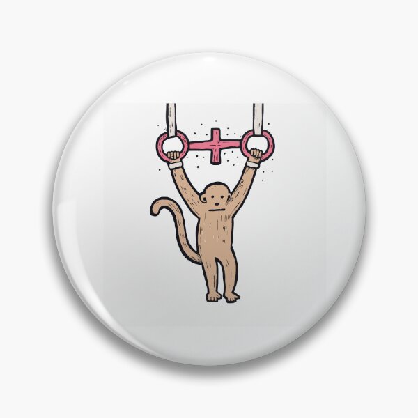 Item preview, Gymnastics Monkey on the Rings designed and sold by BysonDesigns.