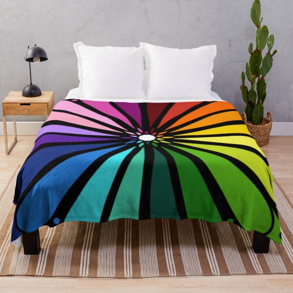 Item preview, Rainbow Color Wheel Mandala | Vibrant Stained Glass Geometric Art designed and sold by FioreDiCiliegio.
