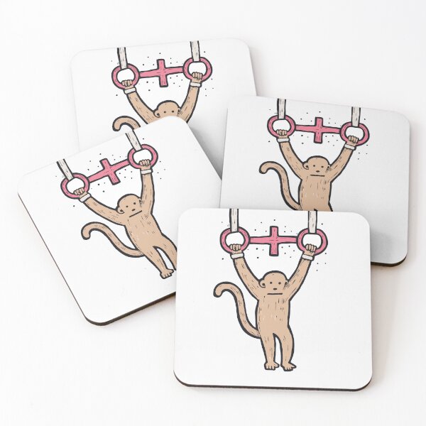 Item preview, Gymnastics Monkey on the Rings designed and sold by BysonDesigns.