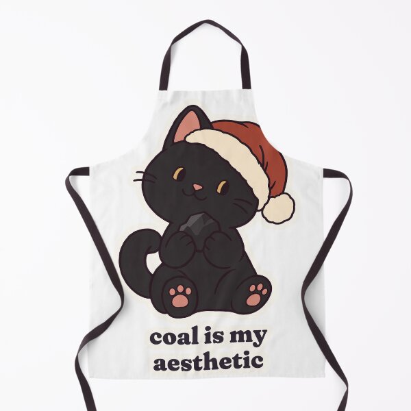 Item preview, Black Cat Christmas Coal Is My Aesthetic Gothmas designed and sold by OuqCreations.