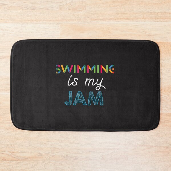 Item preview, Swimming Is My Jam - Funny and Playful Swimming Enthusiast Design designed and sold by Angelizen.