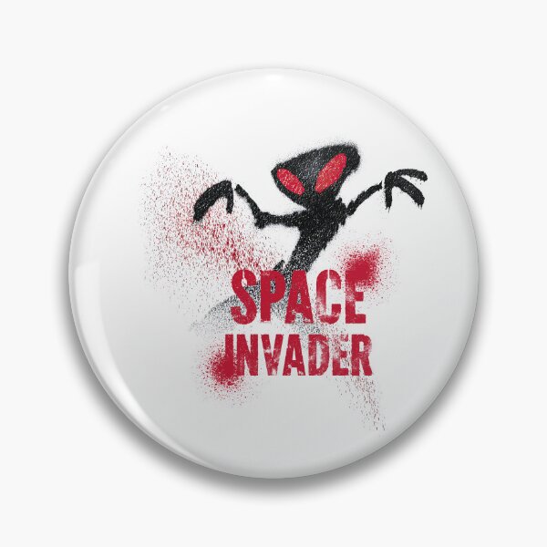 Item preview, Mysterious Grey Alien Cosmic Horizon Urban Stencil designed and sold by EdvvinStudios.