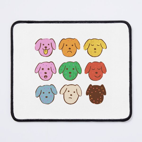 Item preview, Puppy Mood Sticker Pack - Nine Dog Faces designed and sold by BysonDesigns.