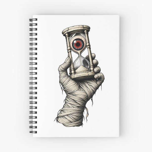 Item preview, Time Watcher Surreal Eye Hourglass Hand designed and sold by sasaPRO.