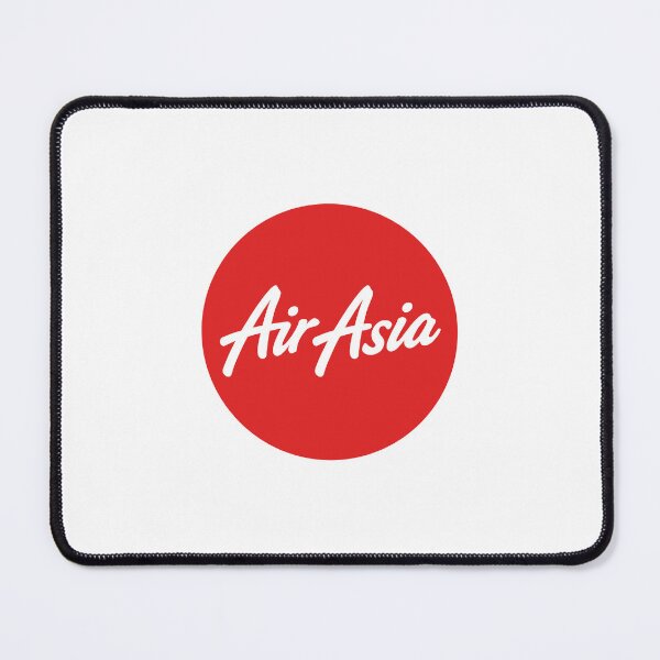 Artikelvorschau, AirAsia-Logo: Roter Kreis, weiße Schrift – Billigfluggesellschaft entworfen und verkauft von Laura  R Reid.