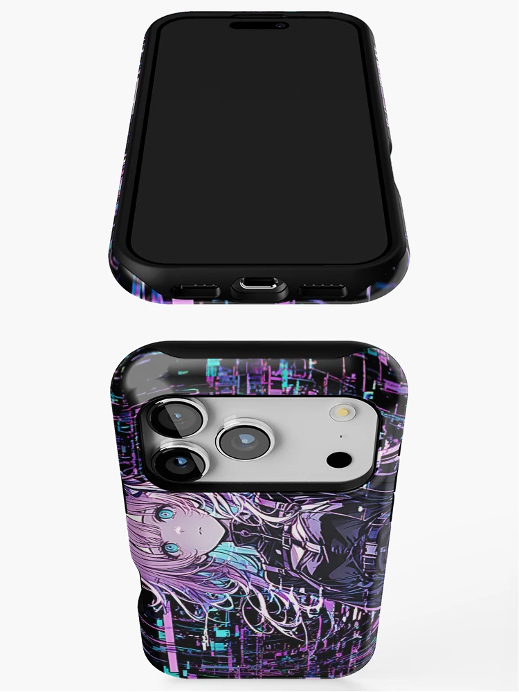 Thumbnail 3 of 4, iPhone Case, glitch designed and sold by Emaple.