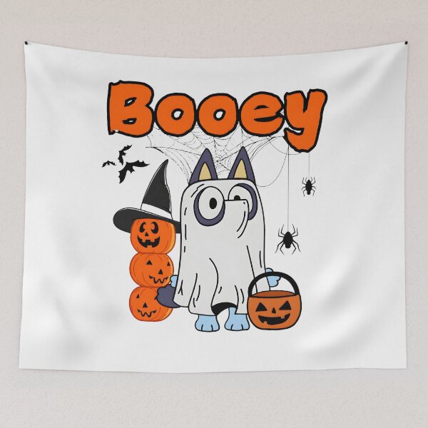 Item preview, Booey Bluey Halloween Ghost Pumpkin Witch designed and sold by Kleinpixel.