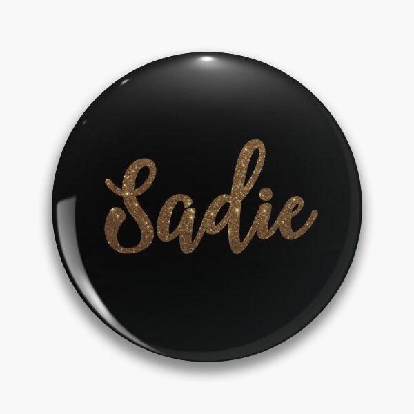 Item preview, Sadie Golden Sparkly Personalised Name Design designed and sold by CamilasPrints.