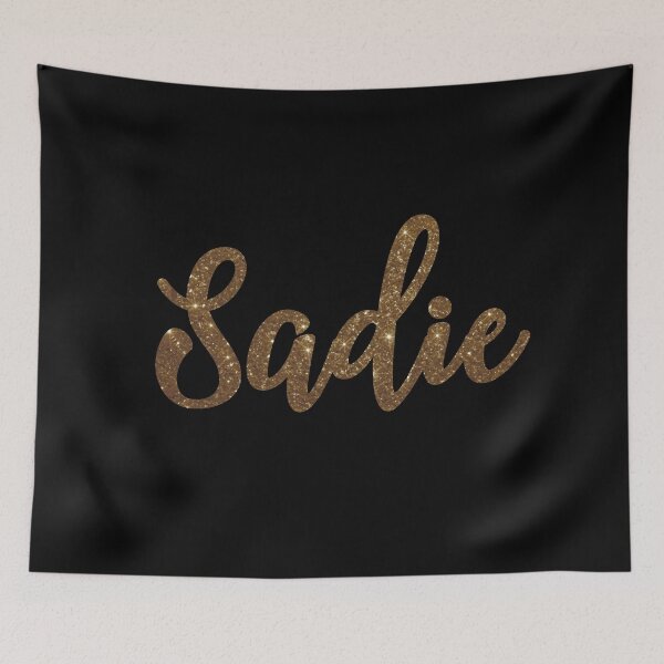 Item preview, Sadie Golden Sparkly Personalised Name Design designed and sold by CamilasPrints.