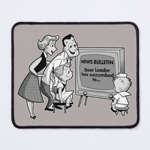 Item preview, "Breaking News" - Dystopian Retro TV Political Satire designed and sold by Deviant Logic Design.