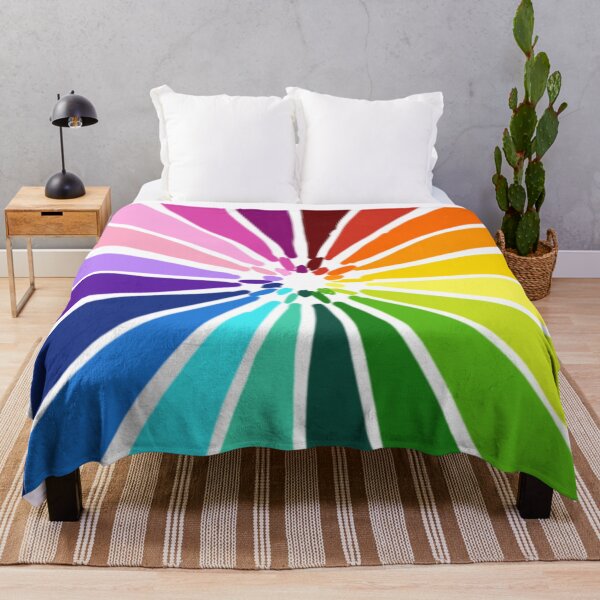 Item preview, Lineless Rainbow Color Wheel Mandala | Vibrant Vector Mosaic Art designed and sold by FioreDiCiliegio.