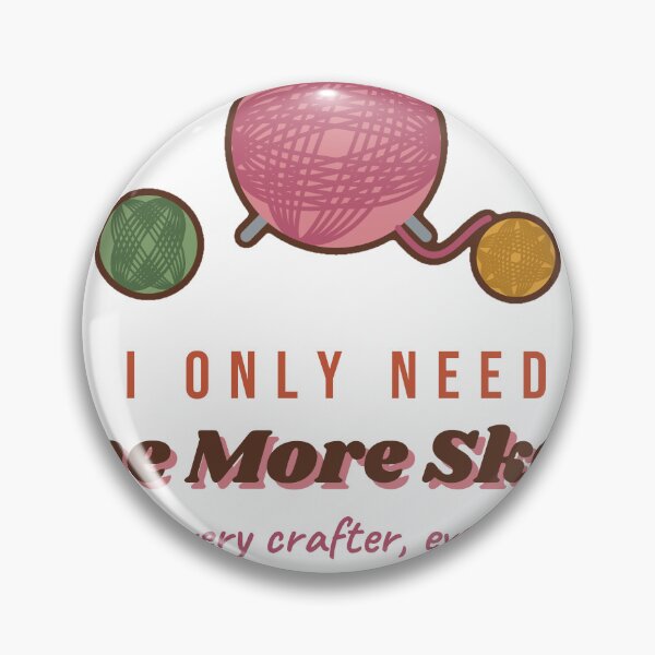 Artikelvorschau, One More Skein - Funny Knitting Crochet Yarn entworfen und verkauft von Good Little Days.