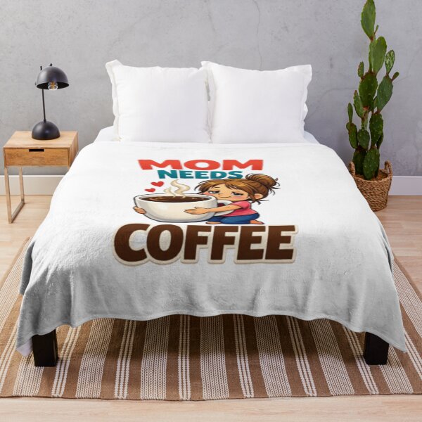 Item preview, Mom Needs Coffee - Cute Funny Tired Mom Caffeine Lover designed and sold by PrintWavePro.