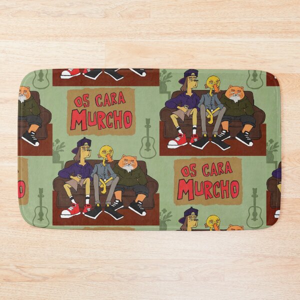 Aperçu de l'œuvre Os cara murcho – Cartoon Friends on the Couch créée et vendue par Borbulhastudio.