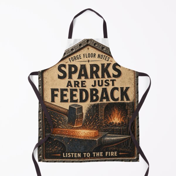 Item preview, Sparks Are Just Feedback – Diseño Cuchillero Fragua Catálogo de Herramientas designed and sold by BoosterShop.