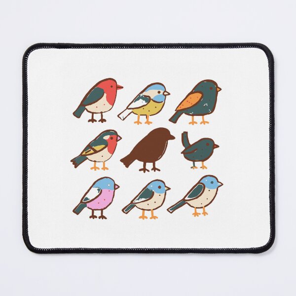 Item preview, Garden Bird Sticker Pack - Nine British Garden Birds designed and sold by BysonDesigns.