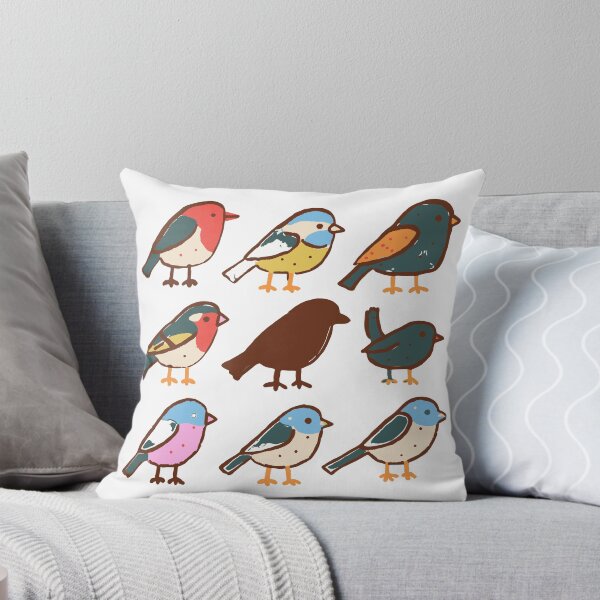 Item preview, Garden Bird Sticker Pack - Nine British Garden Birds designed and sold by BysonDesigns.
