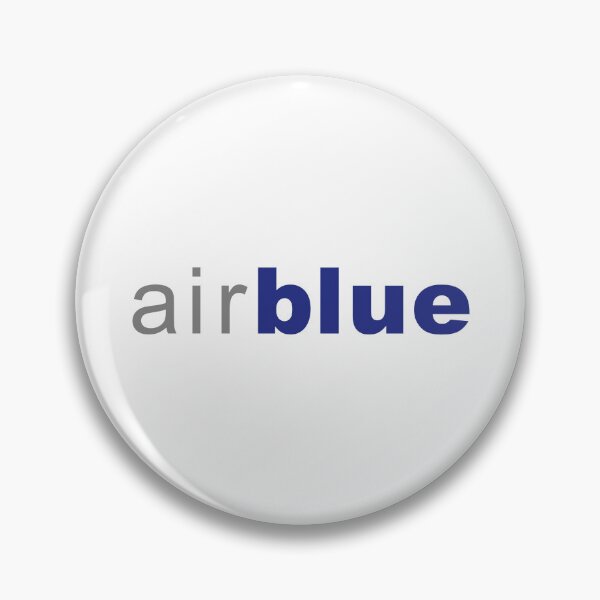 Item preview, Airblue Logo Gray Blue Wordmark Pakistani Airline Brand designed and sold by Laura  R Reid.