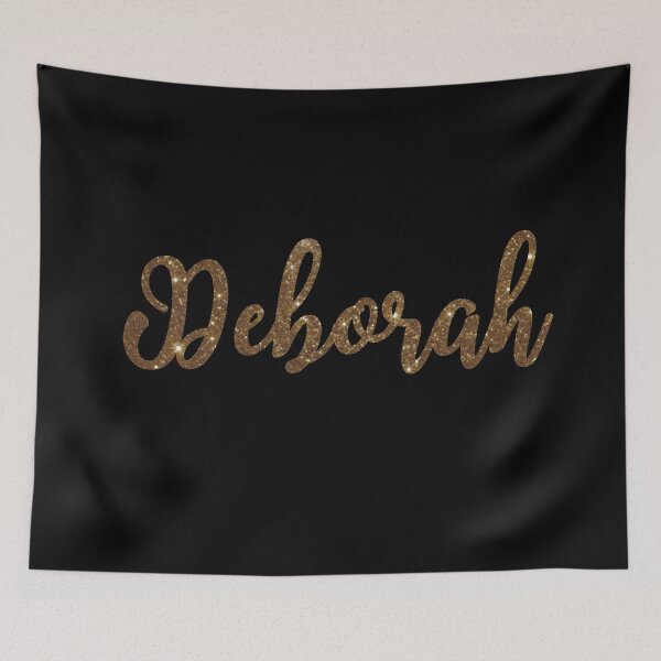 Item preview, Deborah Golden Sparkly Personalised Name Design designed and sold by CamilasPrints.