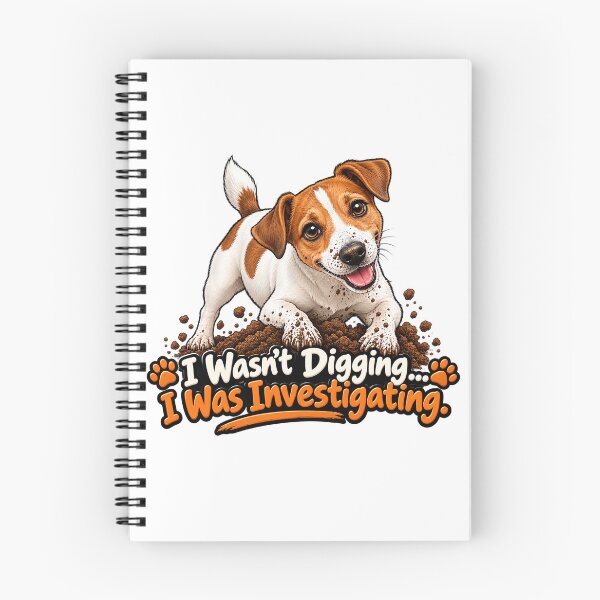 Item preview, Funny Jack Russell Digging Dog designed and sold by MegzDesign.