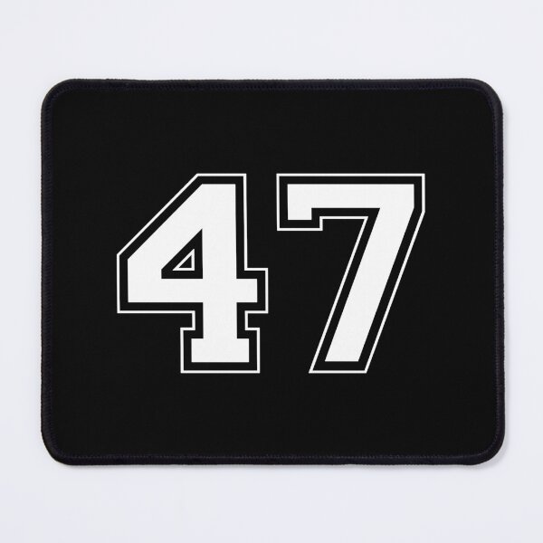 Item preview, Varsity Number 47 - White Athletic College Sports designed and sold by Void Script.