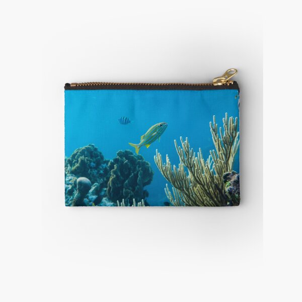 Item preview, Undersea Bluestripe Snapper Fish Coral Reef designed and sold by Luxxe87.