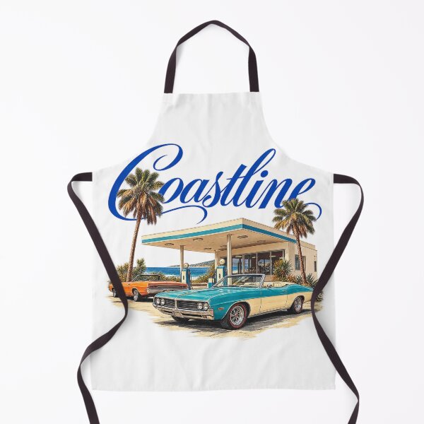 Item preview, Viaje por carretera retro en coche clásico Coastline Mint designed and sold by sasaPRO.
