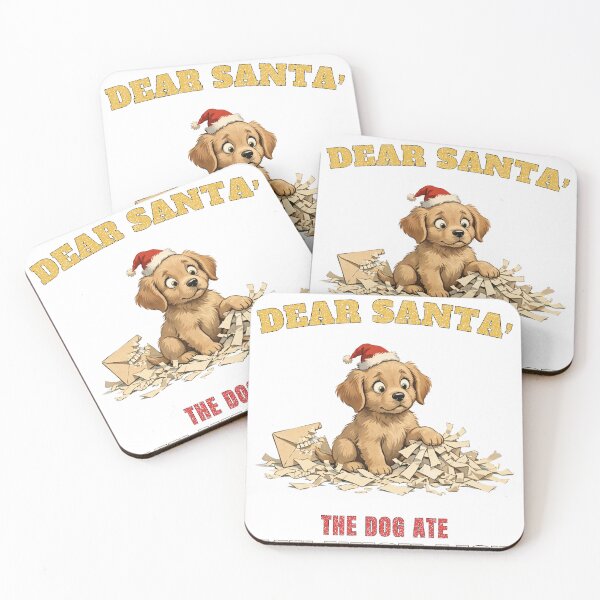 Item preview, Dear Santa, The Dog Ate My Wish List designed and sold by FitEnvy.