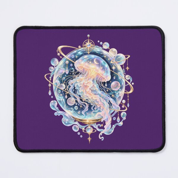 Item preview, Cosmic Jelly Aquarium – Celestial Jellyfish Space Design designed and sold by i7ssane.
