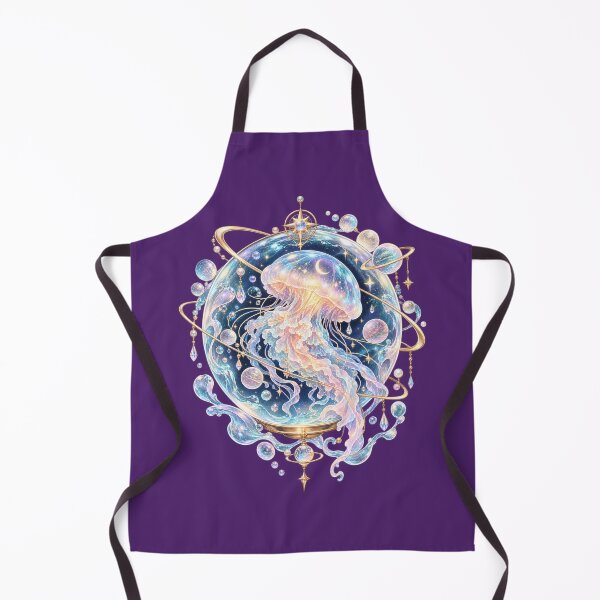 Item preview, Cosmic Jelly Aquarium – Celestial Jellyfish Space Design designed and sold by i7ssane.