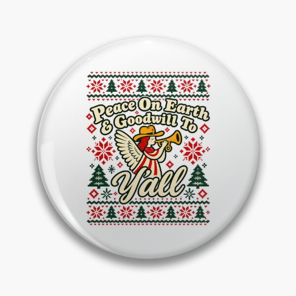 Item preview, Peace On Earth Goodwill To Y'all – Western Cowboy Christmas Ugly Christmas designed and sold by Rtcraftani.