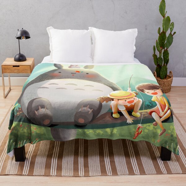 Item preview,  Cute art girl [[thetotoro's]] go -%[ghiblis]%- fishing aways river designed and sold by Wholanshop.
