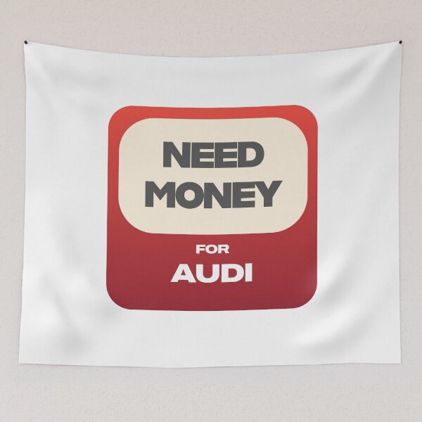 Item preview, Audi TShirt Original Custom Vintage Car Lover Poster Wall Art TShirt designed and sold by Cool Robot Bro..