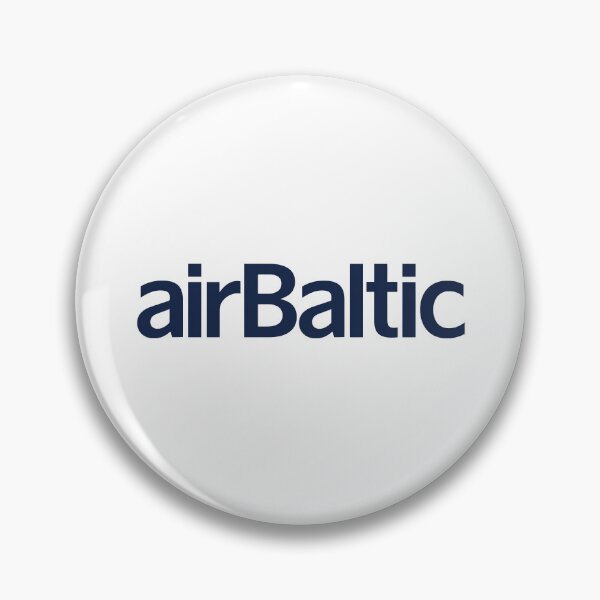 Item preview, airBaltic Logo Navy Blue Wordmark Latvian Airline Brand designed and sold by Laura  R Reid.