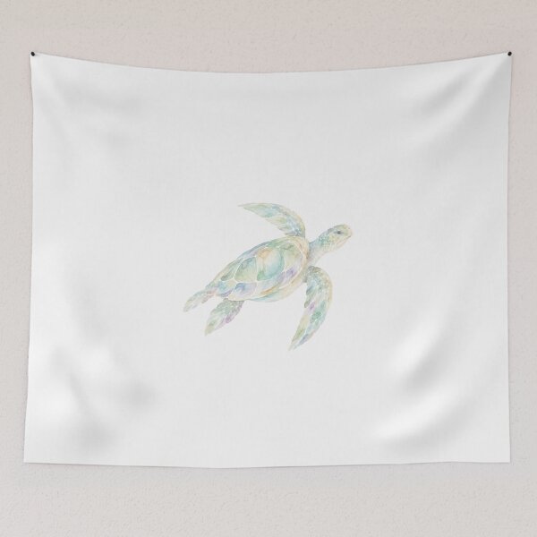 Item preview, Journey — Ethereal Watercolor Sea Turtle designed and sold by KONVERSKIY.