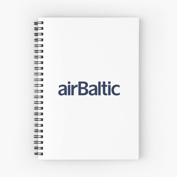 Item preview, airBaltic Logo Navy Blue Wordmark Latvian Airline Brand designed and sold by Laura  R Reid.
