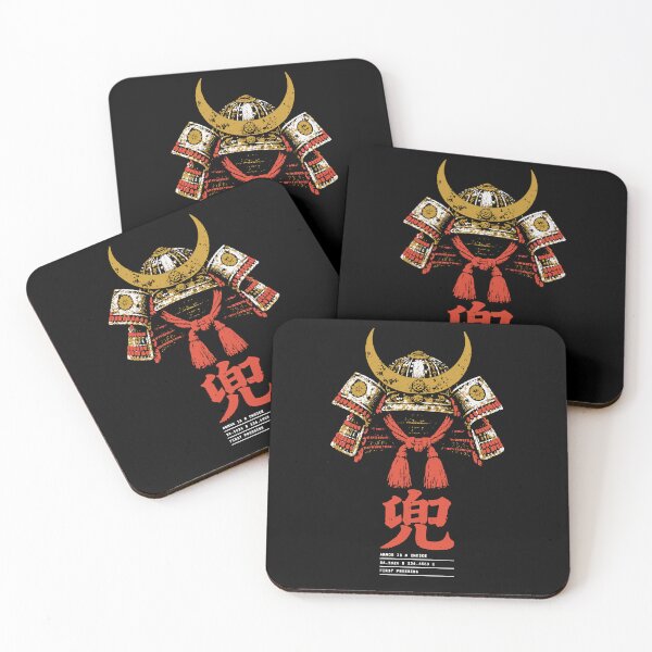 Artikelvorschau, Kabuto Helmet Samurai Tour List Woodblock Streetwear entworfen und verkauft von WAVE-JP.
