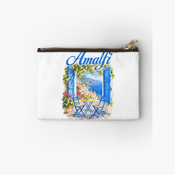 Item preview, Amalfi Blue Window Italian Coastal Travel Art designed and sold by sasaPRO.