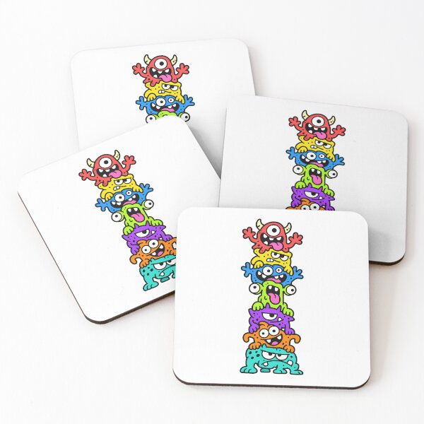 Item preview, Quirky Monster Totem designed and sold by Thai Vibe Studio.