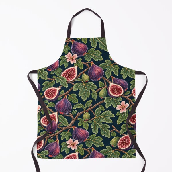 Item preview, Dark Fig Garden – Mediterranean Botanical Fruit Pattern designed and sold by Bodique.