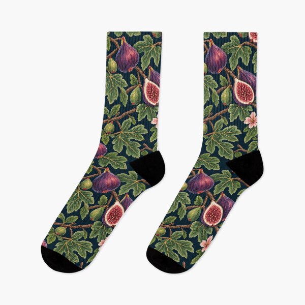 Item preview, Dark Fig Garden – Mediterranean Botanical Fruit Pattern designed and sold by Bodique.