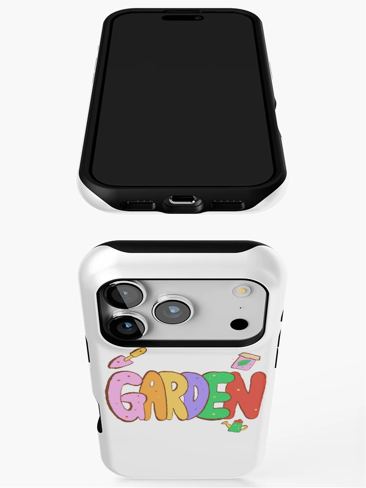 Thumbnail 3 of 4, iPhone Case, Garden - Hand-Lettered Riso Word designed and sold by BysonDesigns.