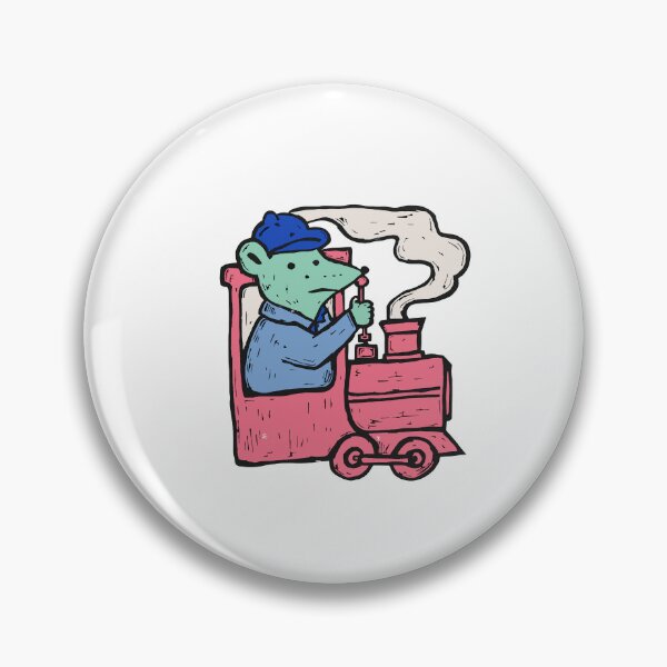 Item preview, Train Driver Rat at the Throttle designed and sold by BysonDesigns.