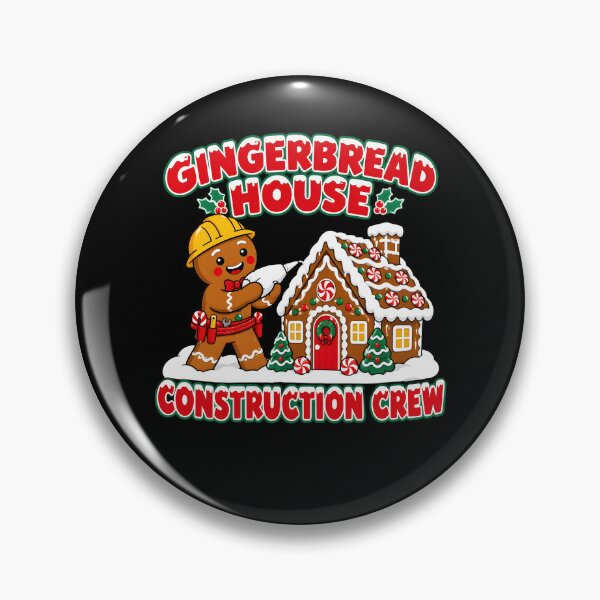Item preview, Gingerbread House Construction Crew Cookies Baking Christmas designed and sold by clothesy7.