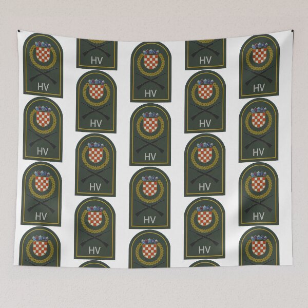 Artikelvorschau, Kroatien Kroatische Armee Patch Hrvatska Vojska Hv entworfen und verkauft von madina-carmack.