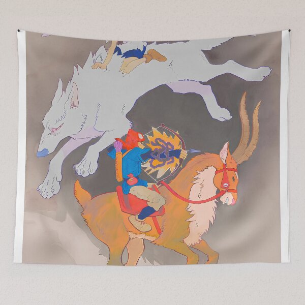 Item preview, cool art lovers [[themomonokes]] -%[ghiblis]%- fighting aways designed and sold by Wholanshop.