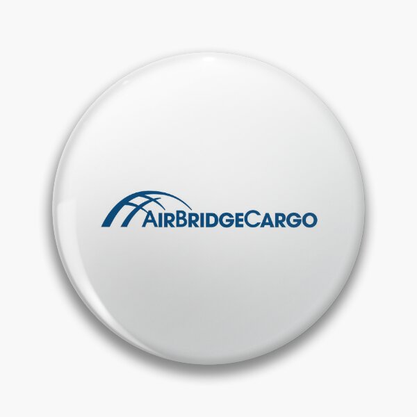 Artikelvorschau, AirBridgeCargo-Logo, blauer Bogen, Markenemblem der Frachtfluggesellschaft entworfen und verkauft von Laura  R Reid.