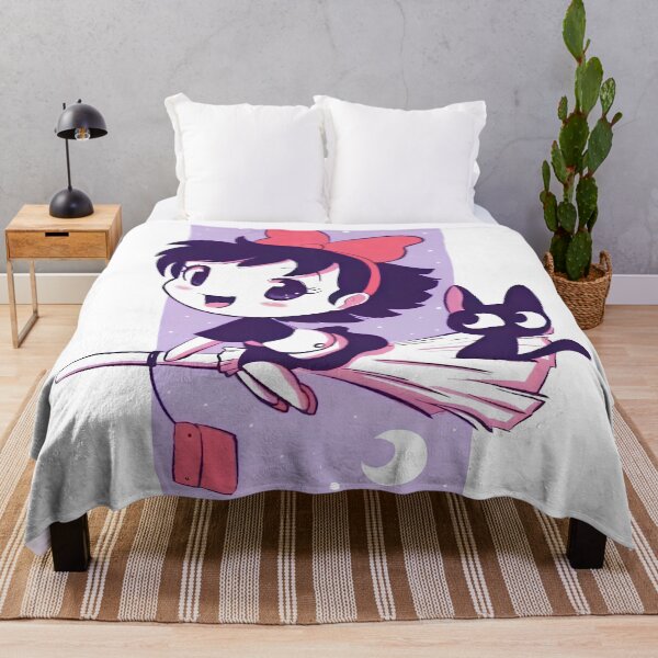 Item preview, kawaii art chibi girl [[kiki's]] -%[ghiblis]%- flying aways cats designed and sold by Wholanshop.