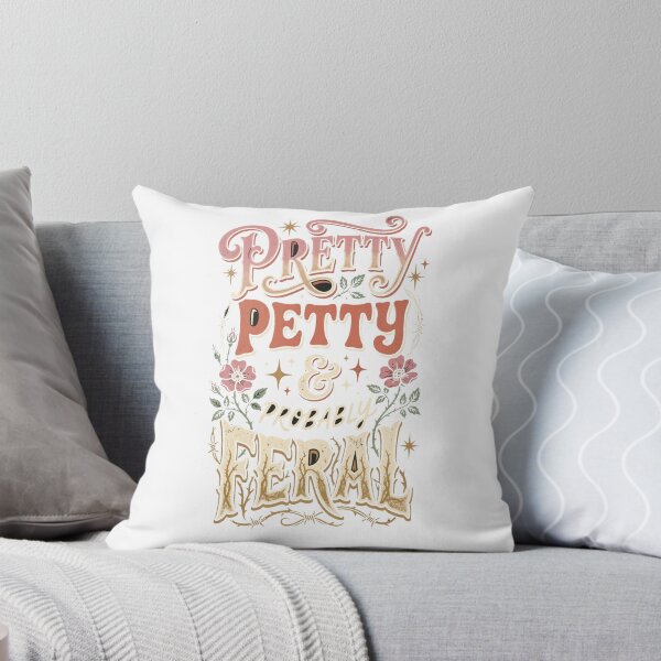 Item preview, Pretty Petty And Probably Feral Funny T-Shirt designed and sold by FitEnvy.