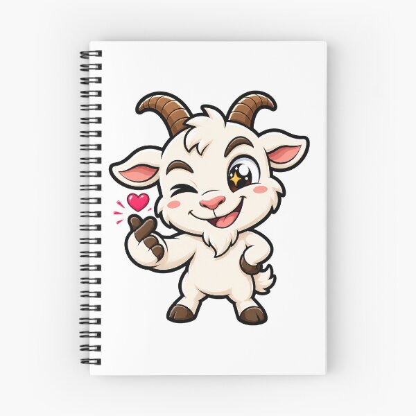Item preview, The little goat made a heart shape. designed and sold by THITIMON2527.